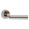 AMIATA LEVER ON CONCEALED FIX ROUND ROSE - POLISHED NICKEL - PAIR