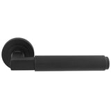 MASANO LEVER ON CONCEALED FIX ROUND ROSE - MATT BLACK - PAIR