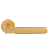 MASANO LEVER ON CONCEALED FIX ROUND ROSE - SATIN BRASS - PAIR