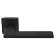 VOLTA LEVER ON CONCEALED FIX PUSH-ON SQUARE ROSE - MATT BLACK - PAIR