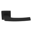 KATANA LEVER ON CONCEALED FIX PUSH-ON SQUARE ROSE - MATT BLACK - PAIR