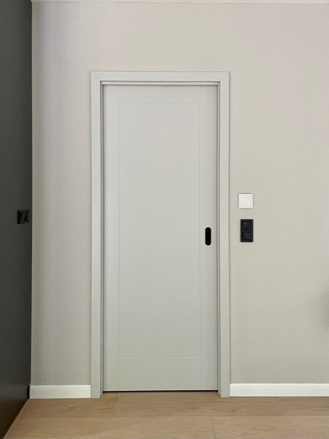 Ermetika EvoKit Single Pocket Door System 726x2040 Door 100mm WT - White - Kit