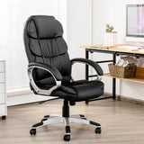 Ergonomic Leather Chair with Adjustable Height for Office