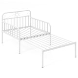 Extendable Metal Daybed with Trundle for Adults-White
