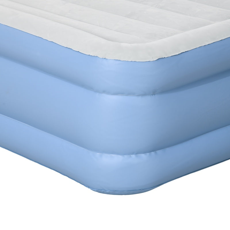 Outsunny Widened Single Inflatable Mattress, with Built-In Electric Pump