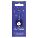 Glass All Seeing Eye Protection Charm