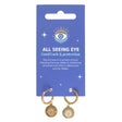 Gold Toned All Seeing Eye Earrings