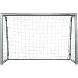 SPORTNOW 8ft x 5ft Football Goal, Football Net for Garden with Ground Stakes, Quick and Simple Set Up