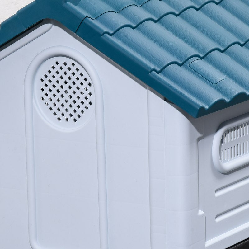 PawHut Outside Dog Kennel House, for Miniature Dogs, 64.5 x 57 x 66cm