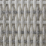 Outsunny Single Seater Rattan Chair Sofa with Padded Cushions, All-Weather PE Wicker Weave Garden Armchair with Armrests, Grey