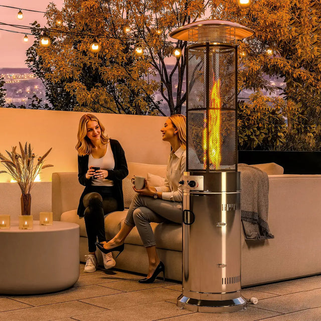 Outsunny 11Kw Adjustable Heat Gas Patio Heater