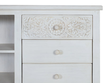 Giner and Colomer  Modern TV Stand With 6 Drawers And 2 Open Compartments