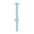100 x TIMCO Roofing Bolts & Square Nuts Silver - M6 x 80