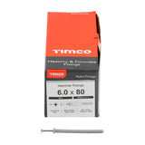 200 x TIMCO Nylon Hammer Fixings - 6.0 x 80