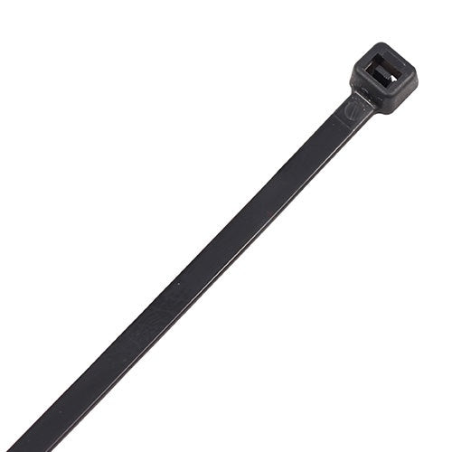 100 x TIMCO Cable Ties Black - 2.5 x 100