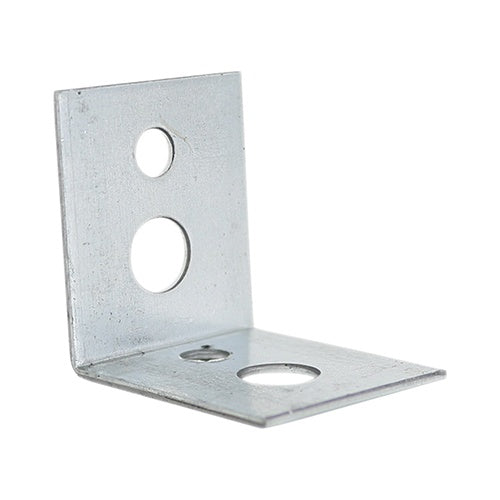 100 x TIMCO Ceiling Angle Brackets - 25 x 25 x 22 x 1mm