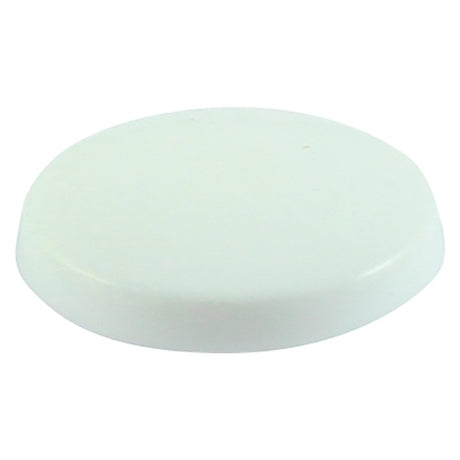 100 x TIMCO Concrete Screw Cover Caps Light White - WHITE