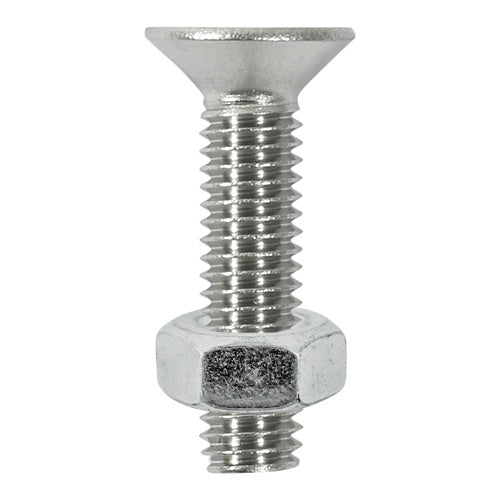 6 x TIMCO Countersunk Socket Screws DIN7991 A2 Stainless Steel - M6 x 25