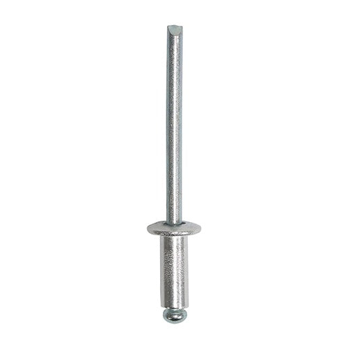 500 x TIMCO Rivets Dome Head Aluminium - 4.0 x 10