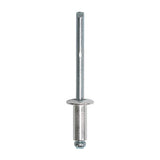 500 x TIMCO Rivets Dome Head Aluminium - 4.8 x 12
