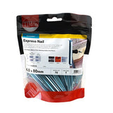 70 x TIMCO Express Nails Silver - 6.0 x 80