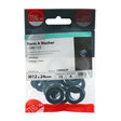 15 x TIMCO Form A Washers DIN125-A Silver - M12