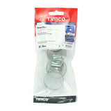 4 x TIMCO Hose Clips Silver - 25-35mm