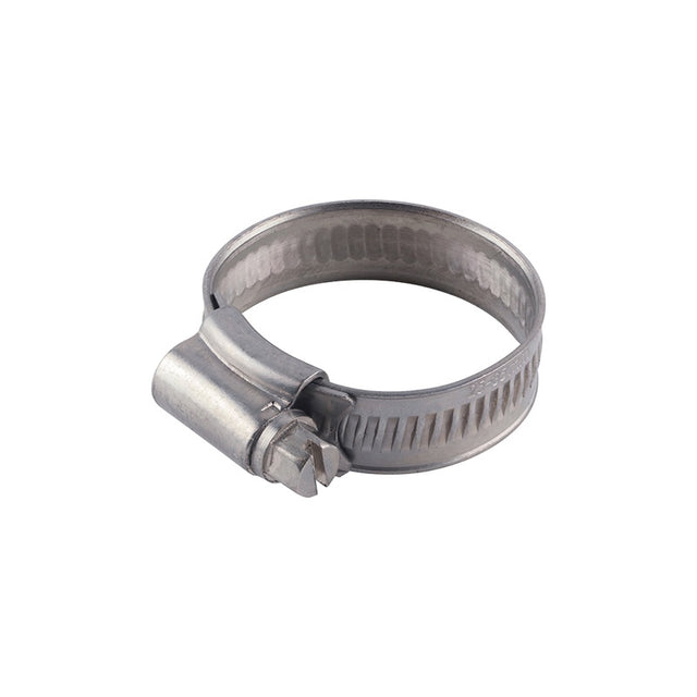 10 x TIMCO Hose Clips A2 Stainless Steel - 25-35mm