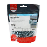 300 x TIMCO Hex Full Nuts DIN934 Silver - M8