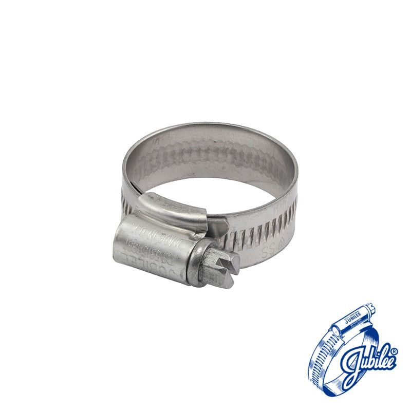 10 x Jubilee Clip Stainless Steel 22-30mm