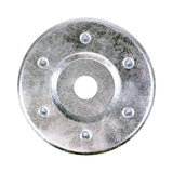 50 x TIMCO Large Metal Insulation Discs Silver - 85mm