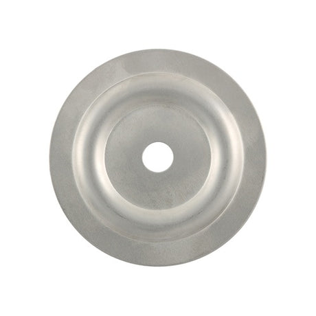 100 x TIMCO Large Metal Insulation Discs Silver - 70mm