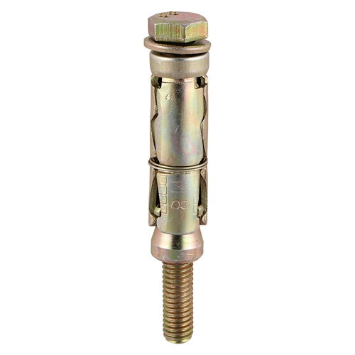 4 x TIMCO Shield Anchors Loose Bolt Gold - M6:10L (M6 x 50)