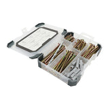 TIMCO Screws, Plug & Drill Bit Gold Mixed Tray - 91pcs