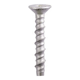 100 x TIMCO Multi-Fix Bolt Countersunk Exterior Silver - 8.0 x 75/M10