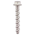 64 x TIMCO Multi-Fix Bolts Hex Flange Head Exterior Silver - 6.0 x 50