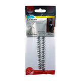 Pair of - TIMCO Multi-Fix Bolts Hex Head Exterior Silver - 10.0 x 130