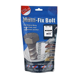 6 x TIMCO Multi-Fix Bolts Hex Head Exterior Silver - 12.0 x 150