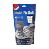 64 x TIMCO Multi-Fix Bolts Hex Flange Head Exterior Silver - 6.0 x 50