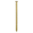 Pair of - TIMCO Concrete Screws Flat Countersunk Gold - 7.5 x 150