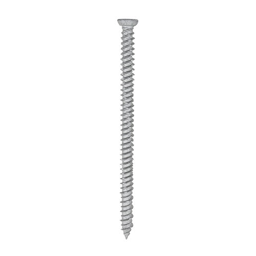 100 x TIMCO Concrete Screws Flat Countersunk Exterior Silver - 7.5 x 100