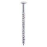 100 x TIMCO Masonry Screws Pan Head Silver - 6.0 x 100