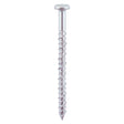 100 x TIMCO Masonry Screws Pan Head Silver - 6.0 x 80