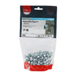 300 x TIMCO Nylon Insert Nuts Type P DIN982 Silver - M6