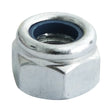 100 x TIMCO Nylon Insert Nuts Type P DIN982 Silver - M12
