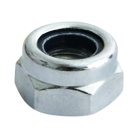 100 x TIMCO Nylon Insert Nuts Type T DIN985 Silver - M16