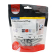 200 x TIMCO Nylon Universal Plugs - 6.0 x 30