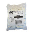 50 x Single Snap-In Open Pipe Clips White  - 15mm