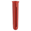 100 x TIMCO Red Plastic Plugs - 30mm