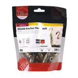 20 x TIMCO Forged Hooks With Sheil Anchors Gold - M6